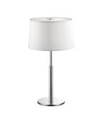 Lampe de table Ella blanche - 18x35x18 cm